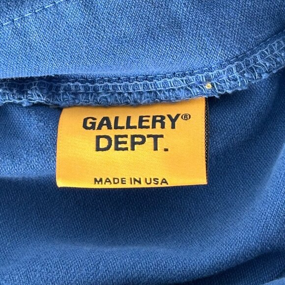 Gallery Dept Blue & Yellow French Logo Zuma Shorts - Picture 5 of 6